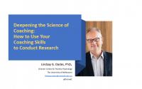 Deepening the science of coaching