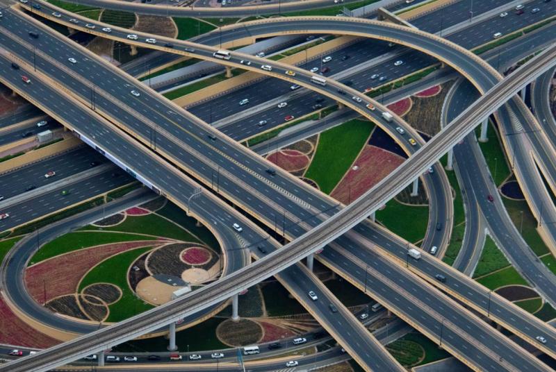 A compicated highway