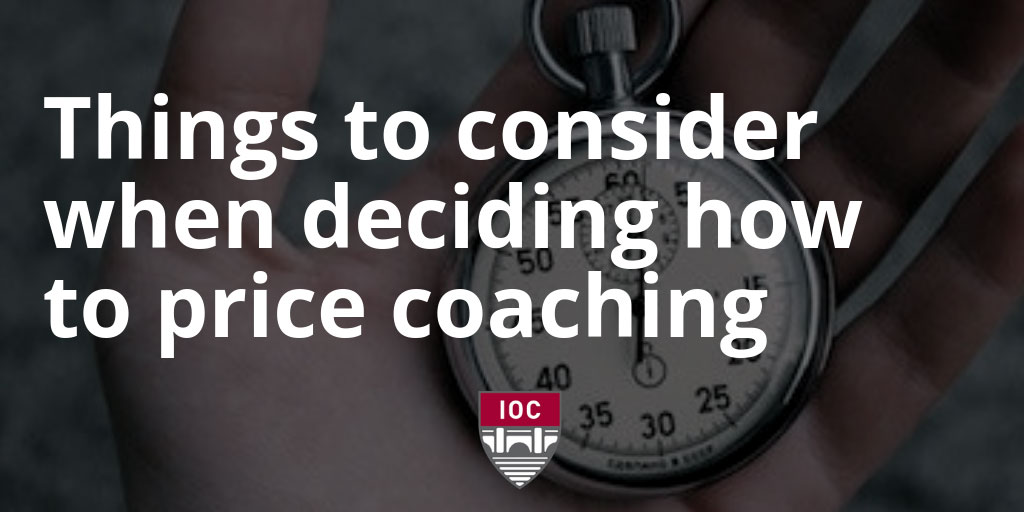 How to price coaching